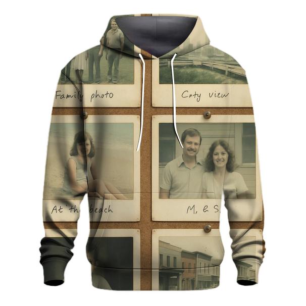Polaroid Film Frame Collage hoodie styles