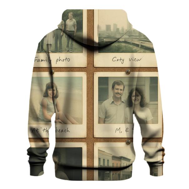 Polaroid Film Frame Collage hoodie styles