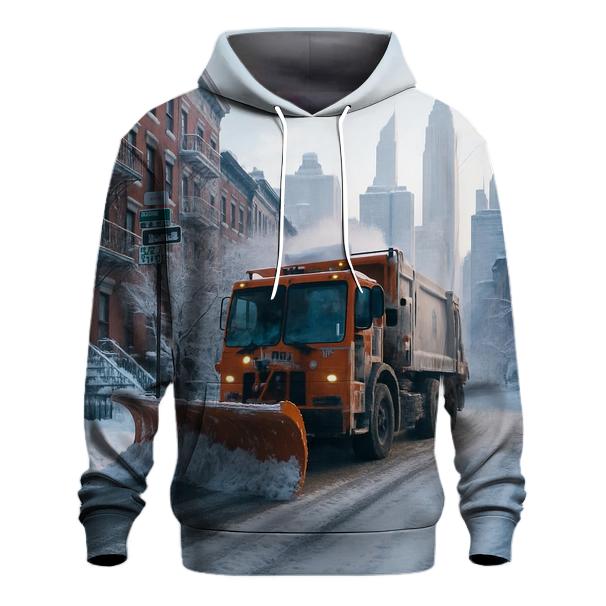 Snowplow And Skyline Morning After hoodie designs
