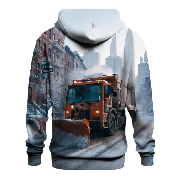 Snowplow And Skyline Morning After hoodie designs