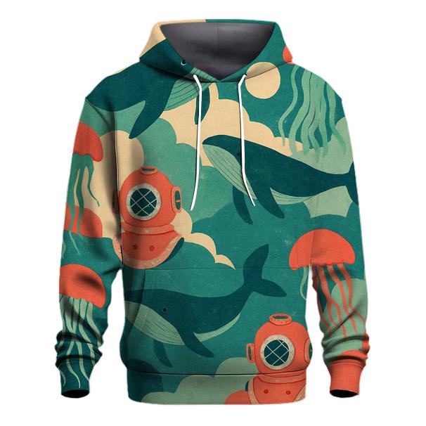Surreal Marine Collage hoodie trends