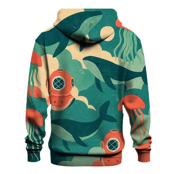 Surreal Marine Collage hoodie trends