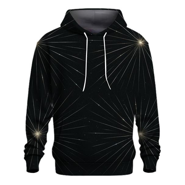 Meteor Trail Radiant Grid premium hoodies
