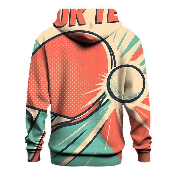 Table Tennis Retro Pop premium hoodies