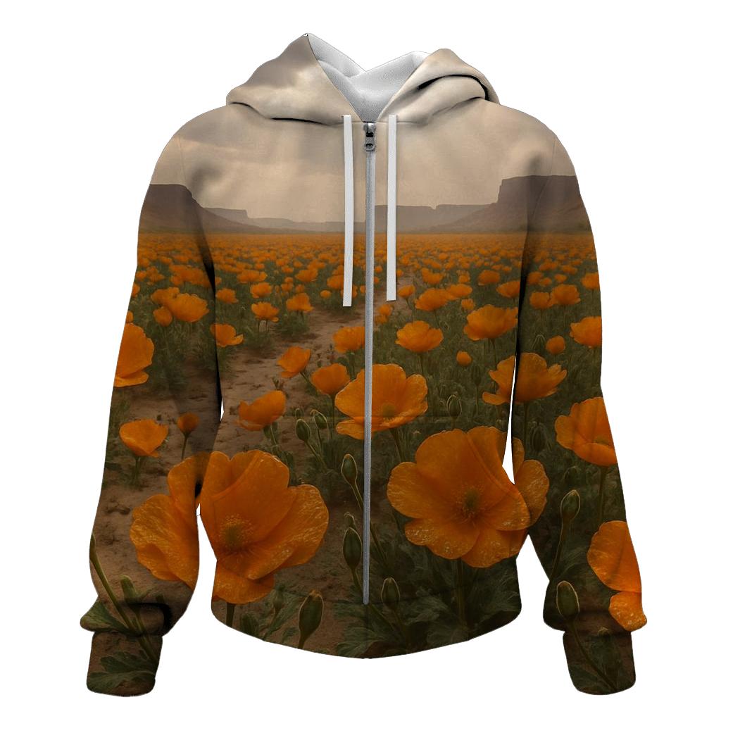 Desert Rain Poppy After Shower hoodies fashion