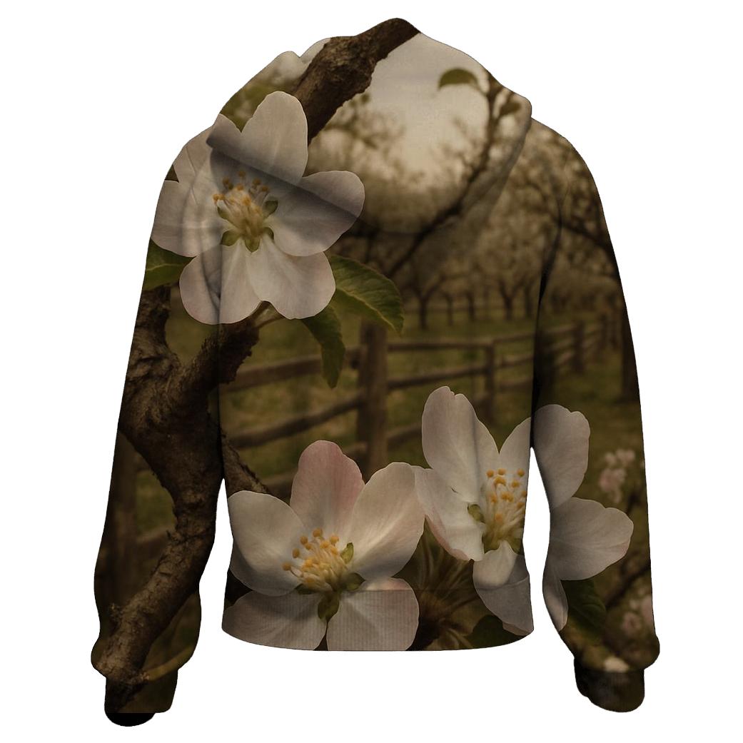 Heritage Orchard Apple Blossom Archive printed hoodies