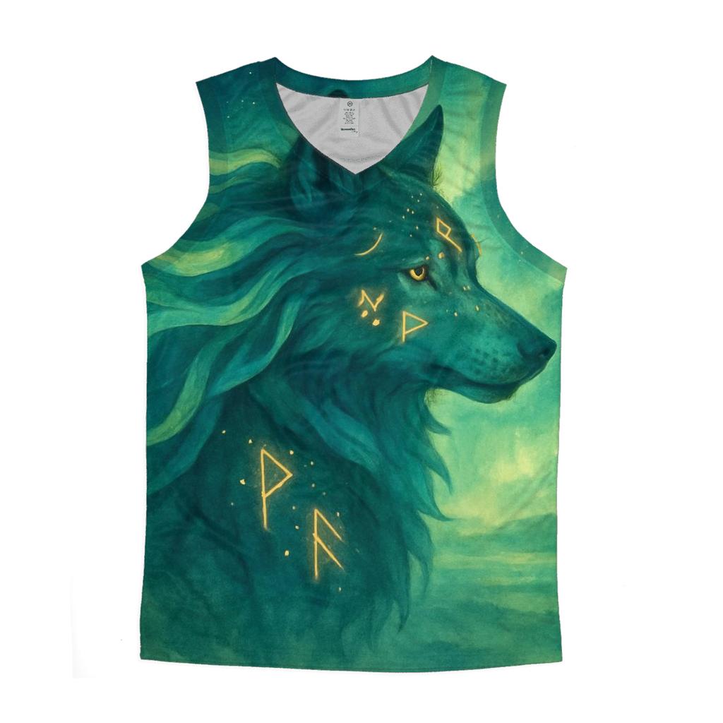 Aurora Shaman Wolf sports performance tank tops