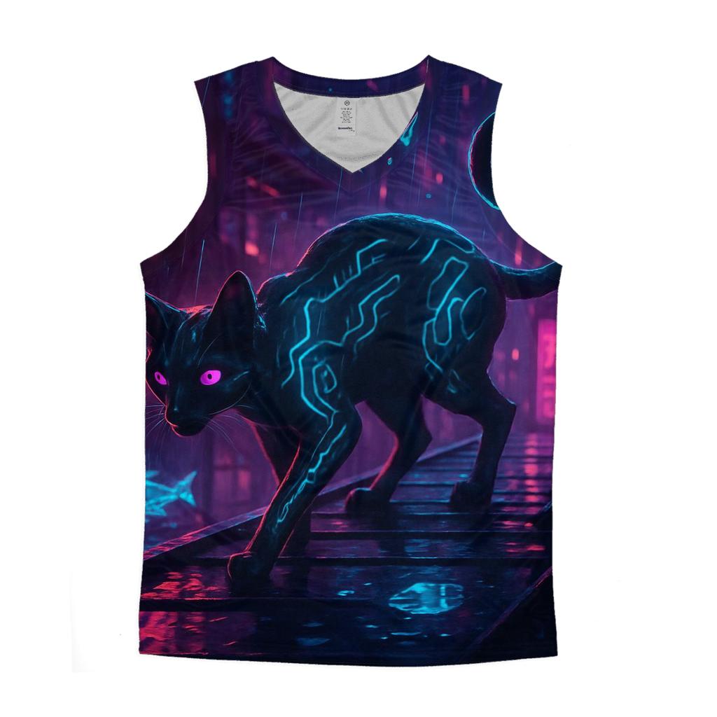 Neon Alley Nightwalker sports performance tank tops