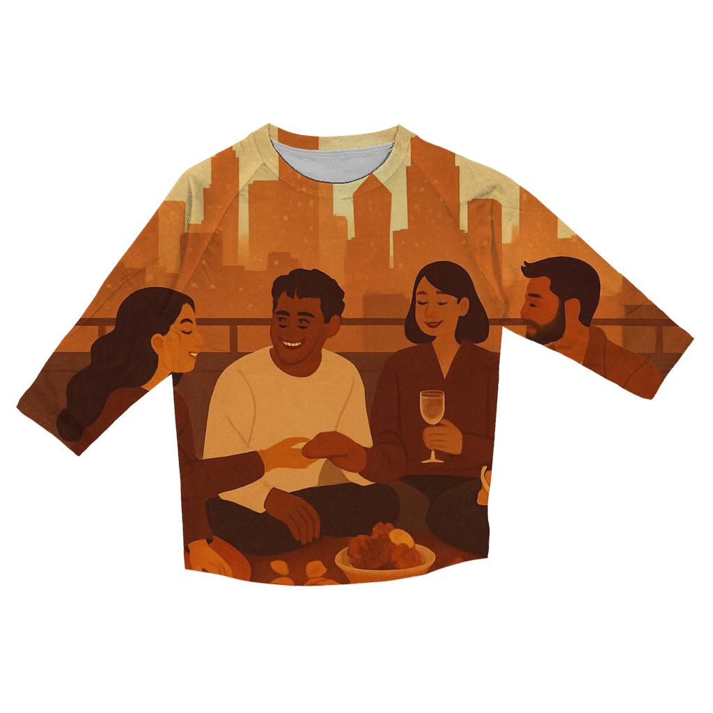 Golden Harvest Skyline stylish quarter sleeve tops