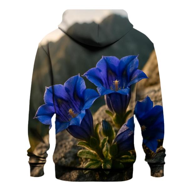 Dawn Glory Of Alpine Gentians hoodie trends
