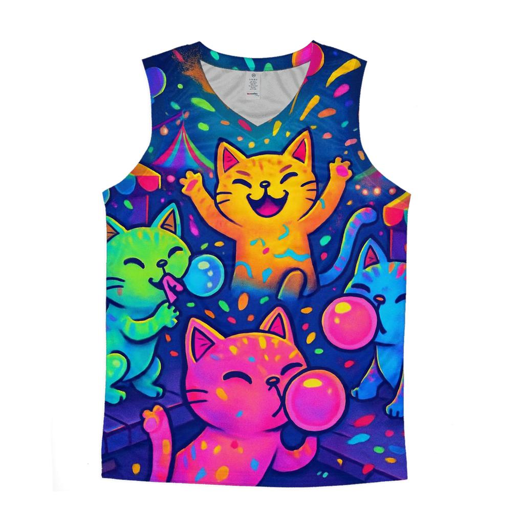 Bubblegum Gang Of Mischief sports performance tank tops
