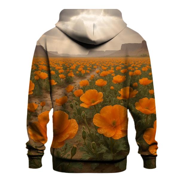 Desert Rain Poppy After Shower premium hoodies