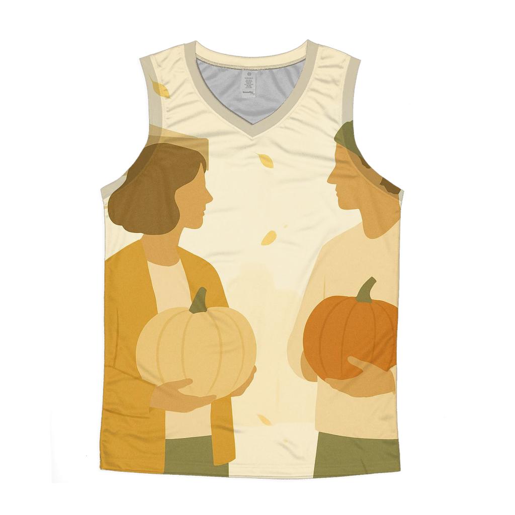 Pumpkin Market Stroll stylish racerback tanks