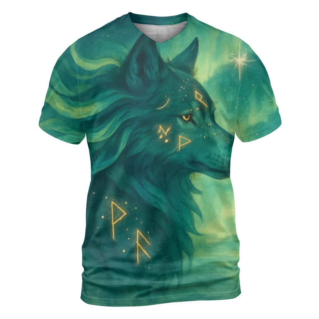 Aurora Shaman Wolf designer pattern shirts