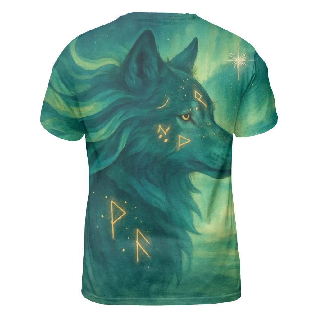 Aurora Shaman Wolf designer pattern shirts