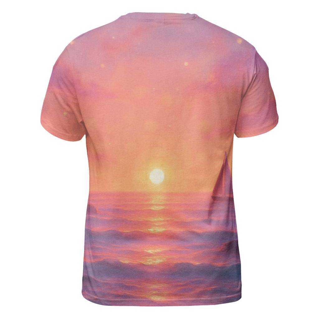 Aurora Coastline statement graphic shirts