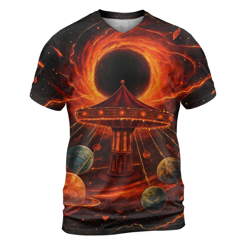 Black Hole Carousel designer pattern shirts