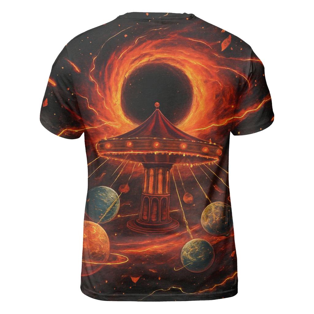 Black Hole Carousel designer pattern shirts