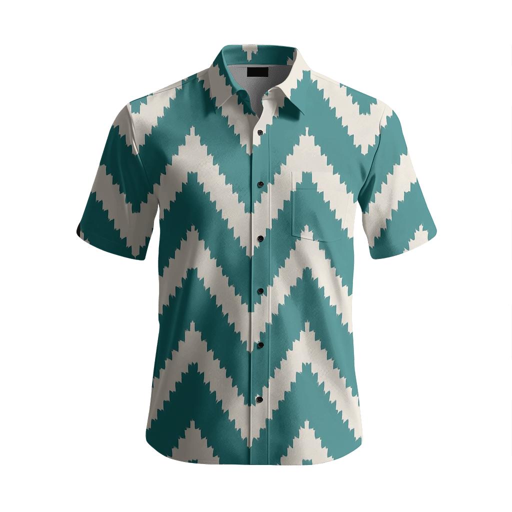 Nebula Ikat Chevron premium embroidered apparel