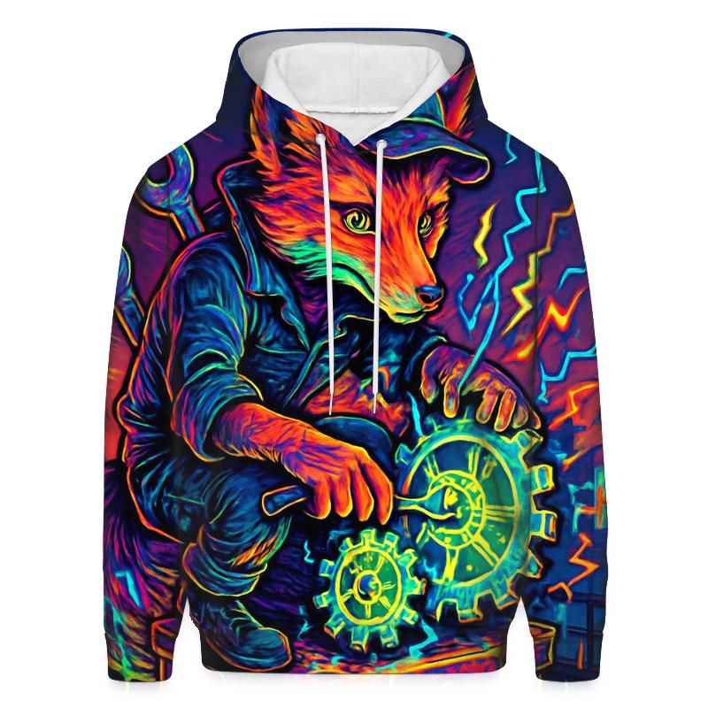 Neon Tinker Fox hoodies fashion