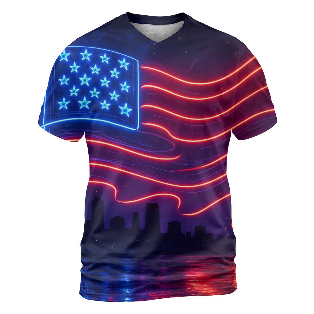 Neon Anthem designer pattern shirts