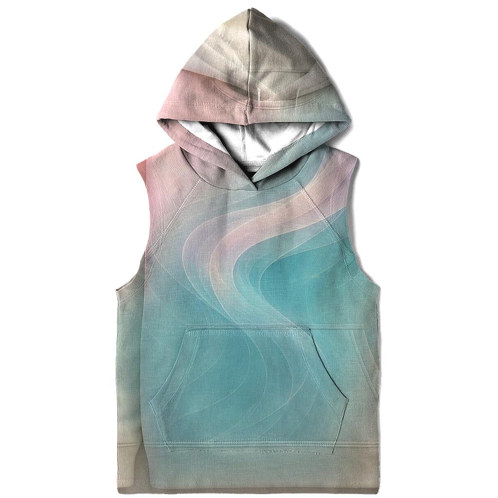 Aurora Ribbon Waves pullover hoodies
