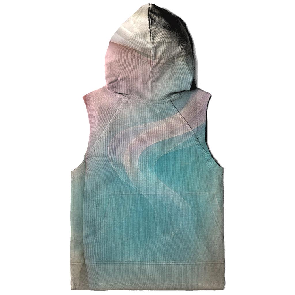 Aurora Ribbon Waves pullover hoodies