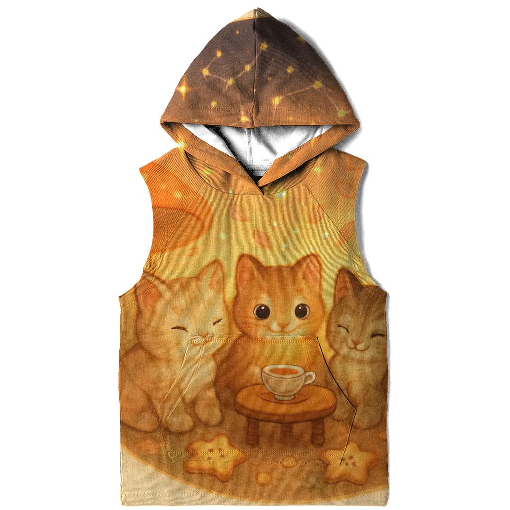 Constellation Tea Party embroidered hoodies