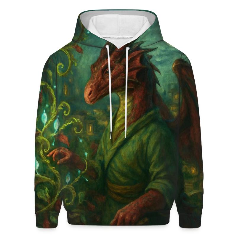 Skyline Botanist Dragon designer hoodies