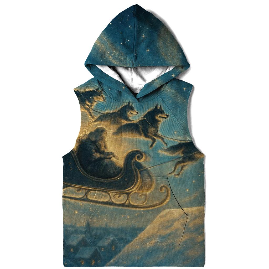 North Pole Midnight Delivery graphic hoodies