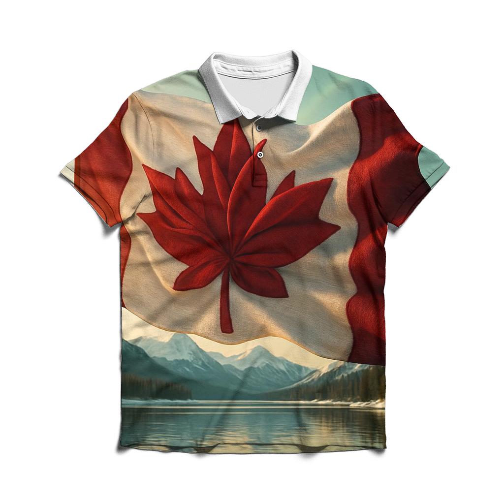 Canada stylish collar polo tees