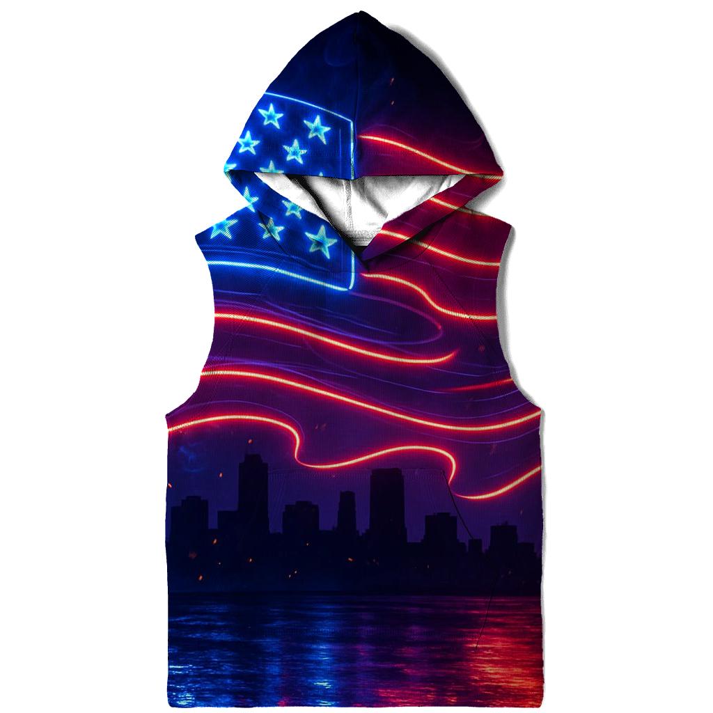 Neon Anthem printed hoodies
