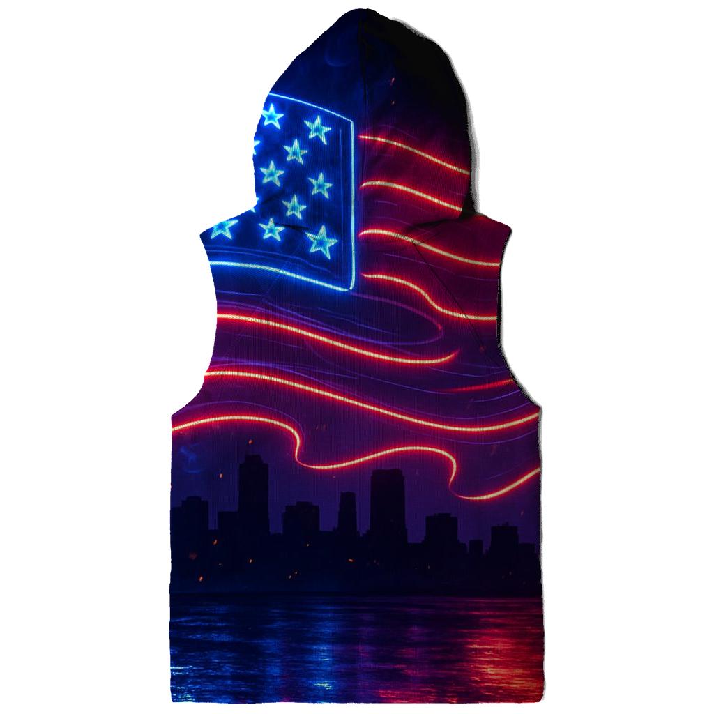 Neon Anthem printed hoodies