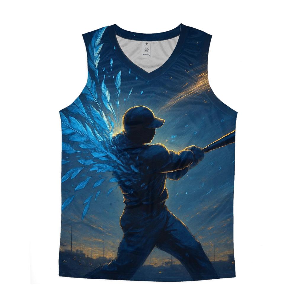 Feathered Home Run Blue Jays trendy fitted tank tops