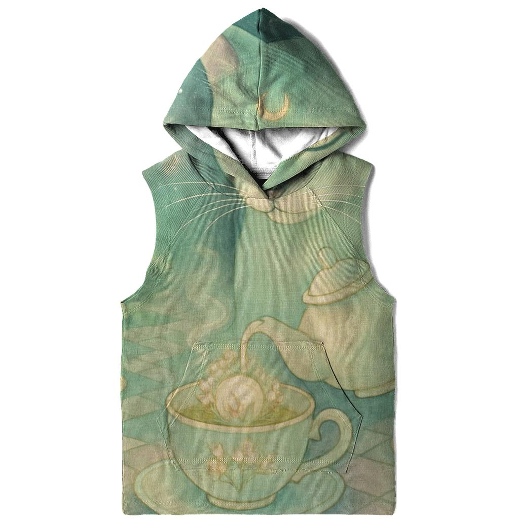 Mystic Tea Garden Familiar embroidered hoodies