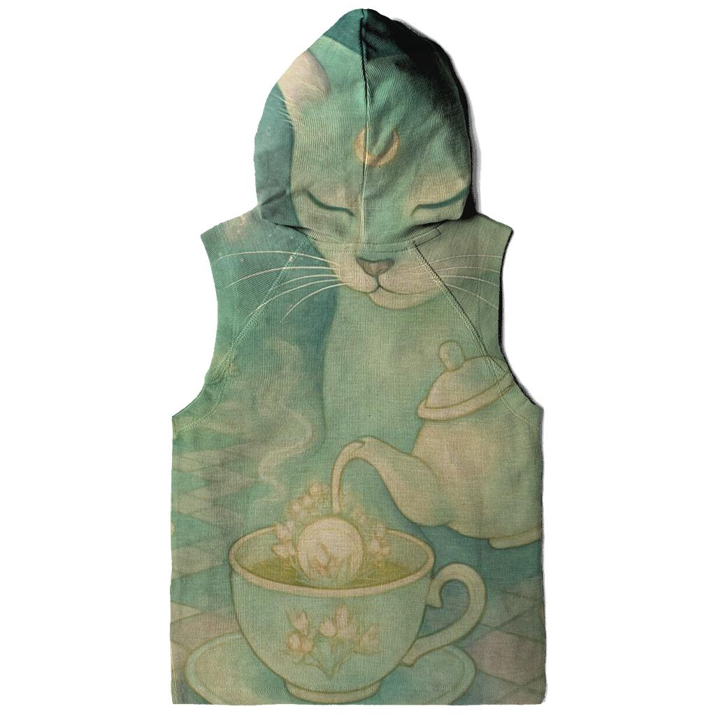 Mystic Tea Garden Familiar embroidered hoodies