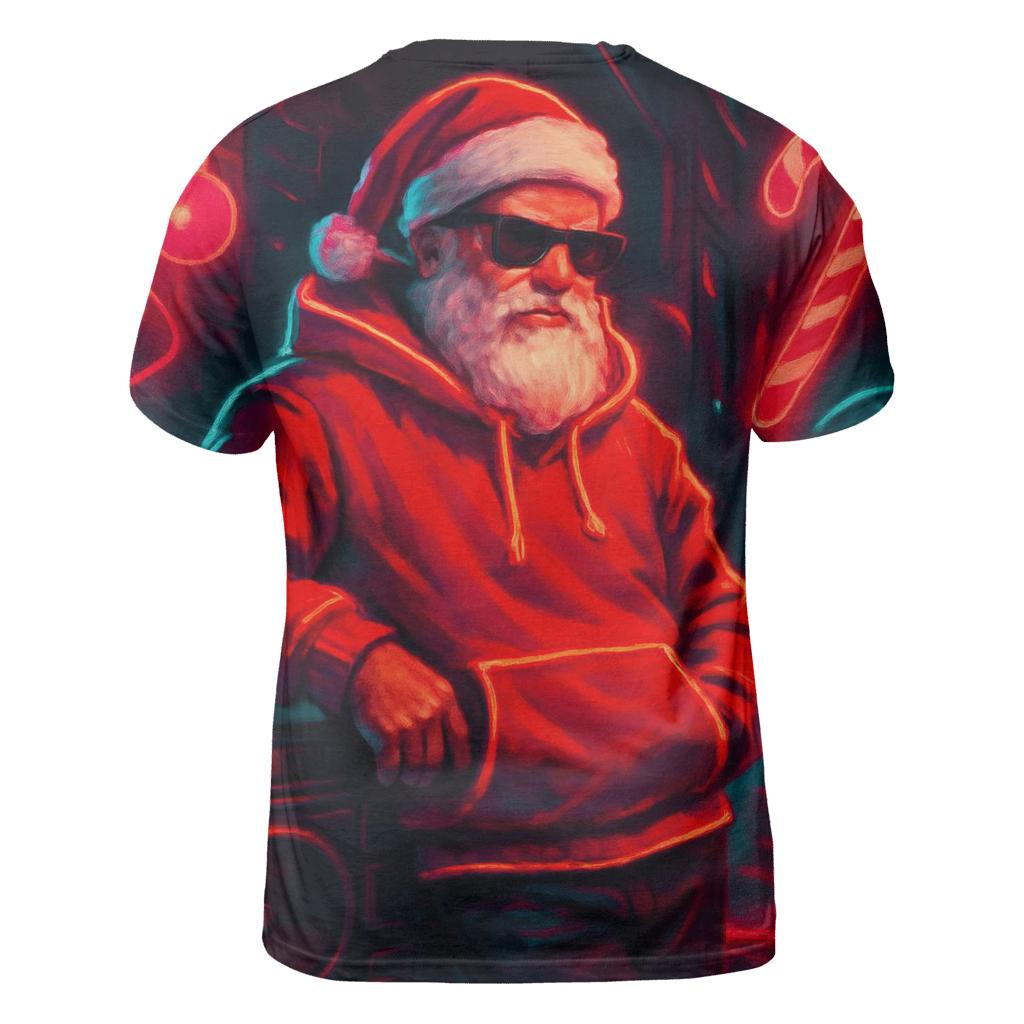 Neon Streetwear Santa custom all-over print shirts