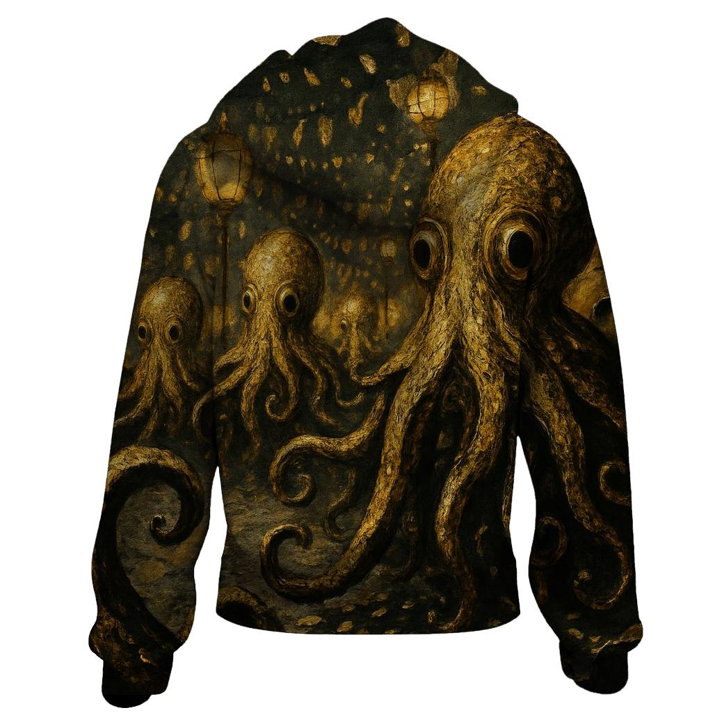 Gilded Kraken Parade embroidered hoodies