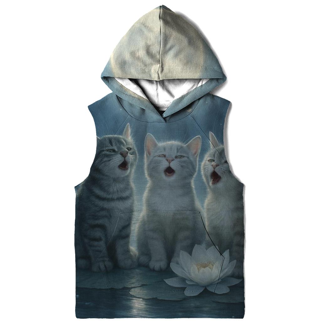 Moonlight Floral Kitty Chorus hoodie styles