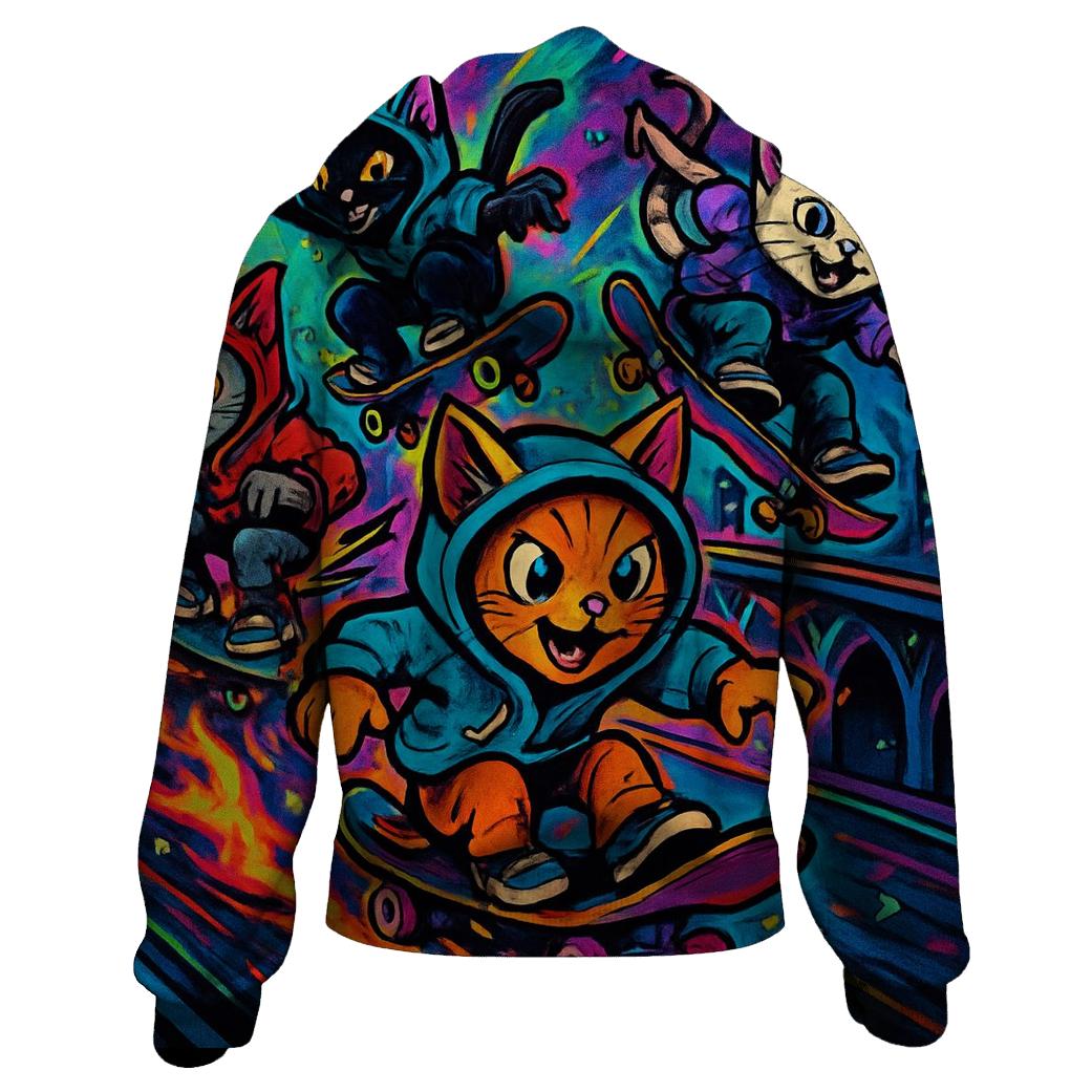 Meteor Skate Brigade embroidered hoodies