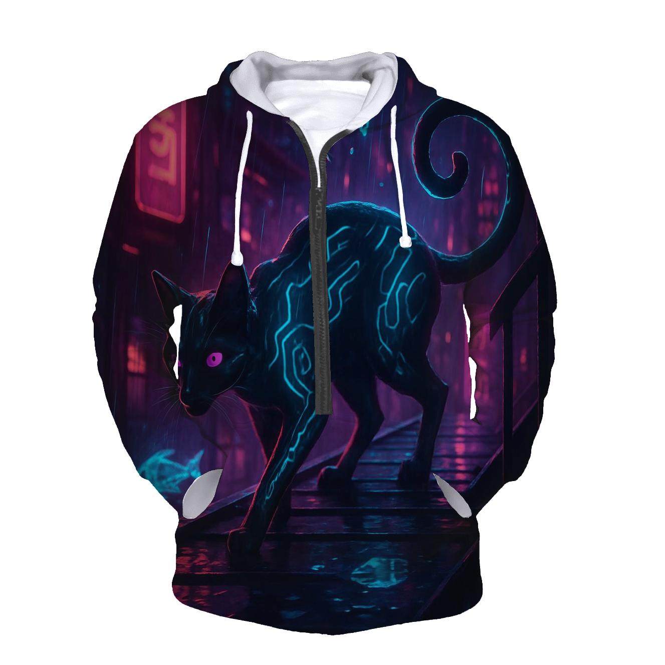 Neon Alley Nightwalker pullover hoodies
