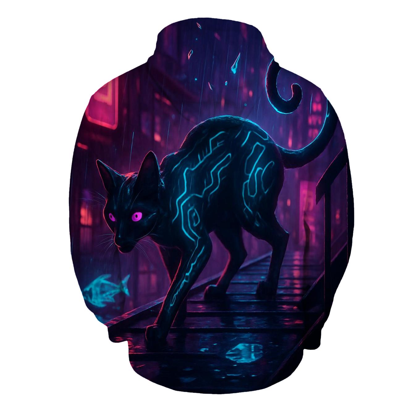 Neon Alley Nightwalker pullover hoodies