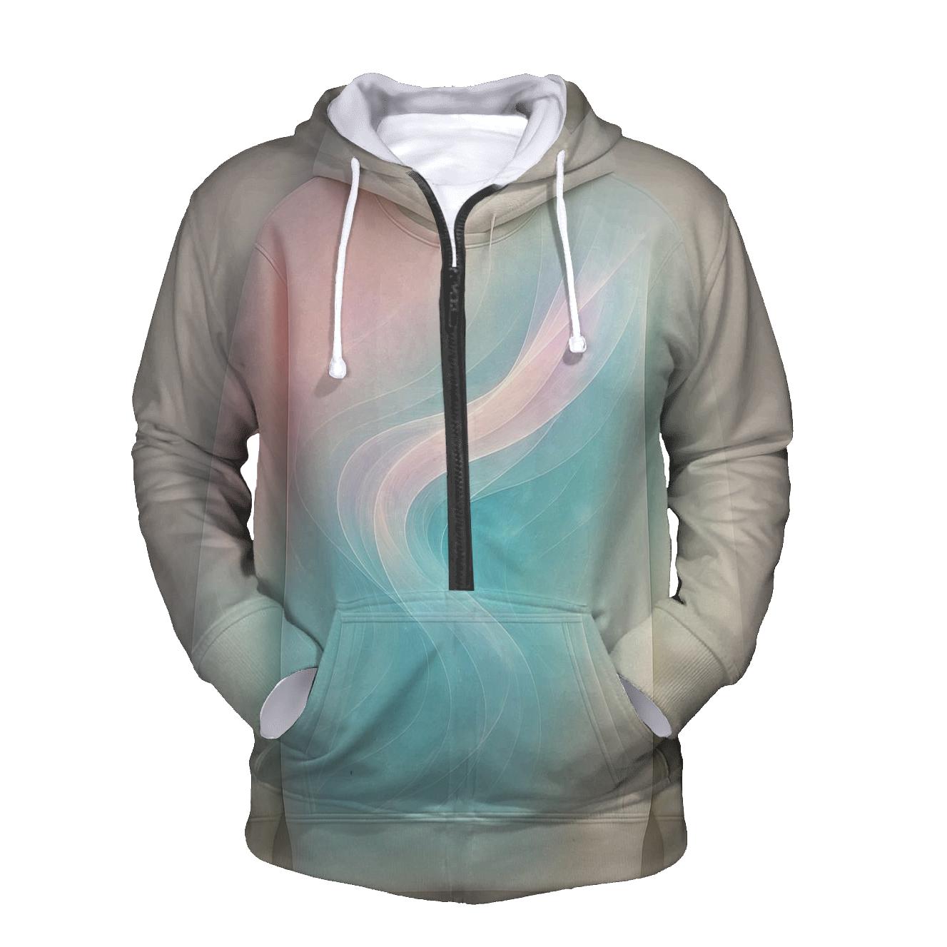 Aurora Ribbon Waves hoodie trends