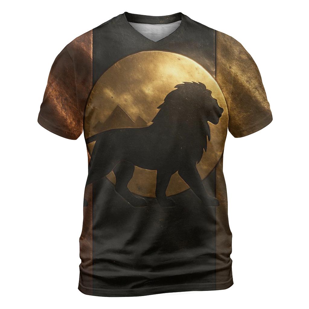 Egypt vibrant all-over design tees