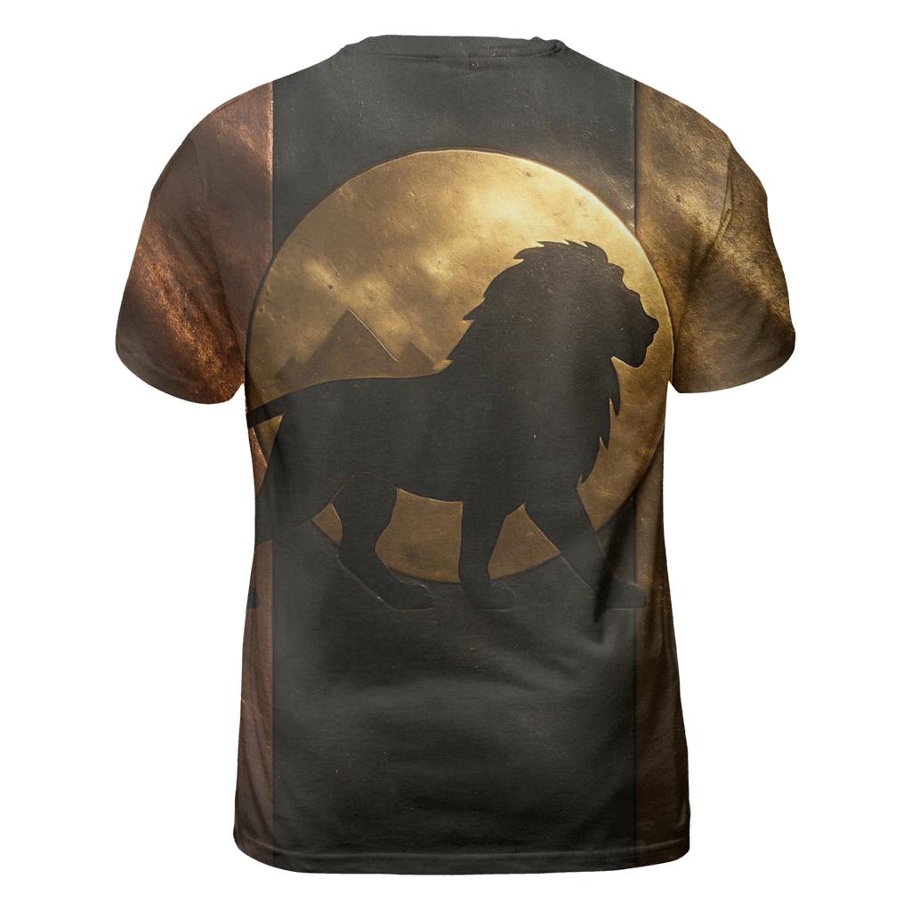 Egypt vibrant all-over design tees