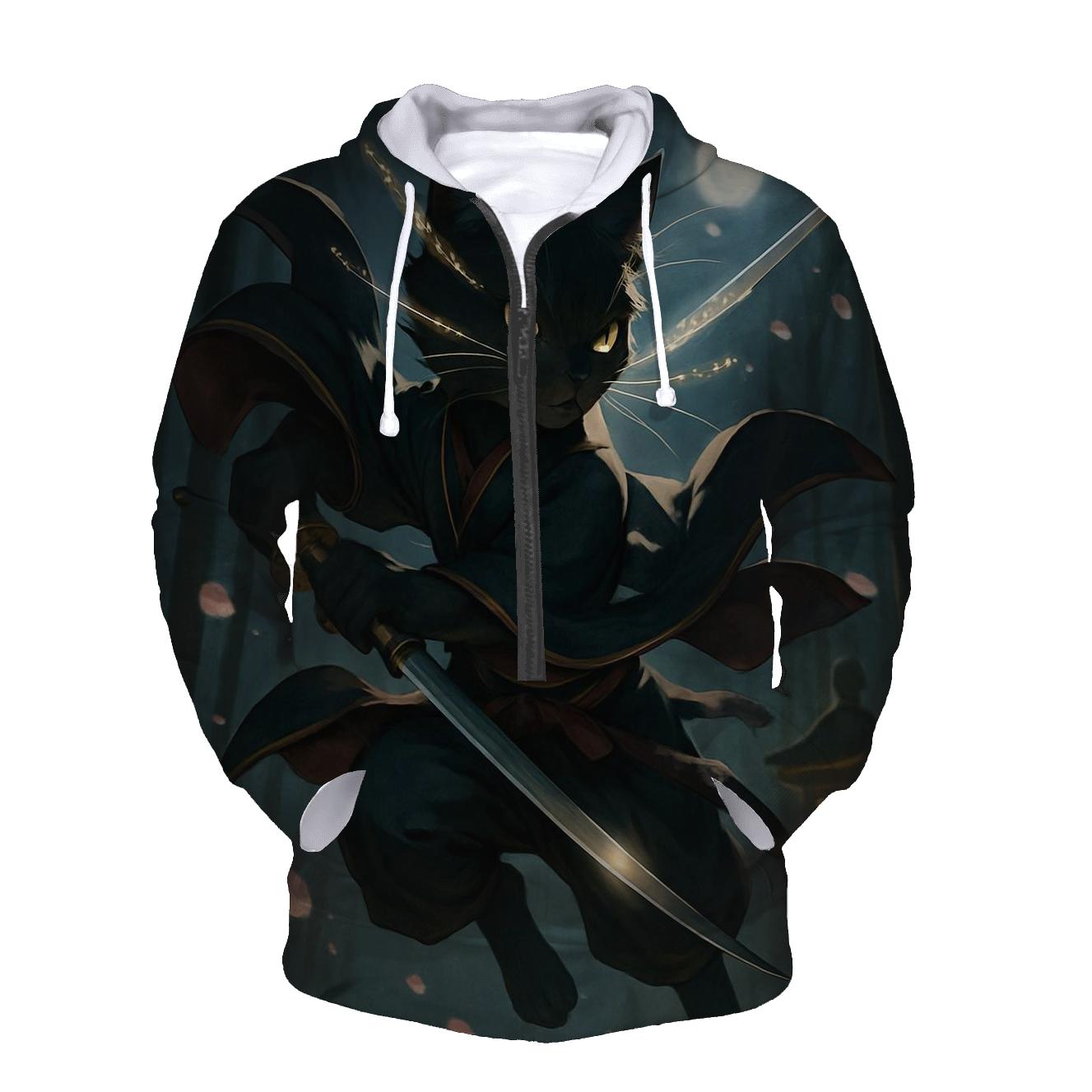 Samurai Night Sentinel custom hoodies