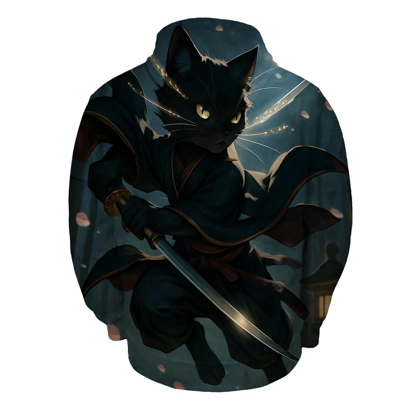 Samurai Night Sentinel custom hoodies