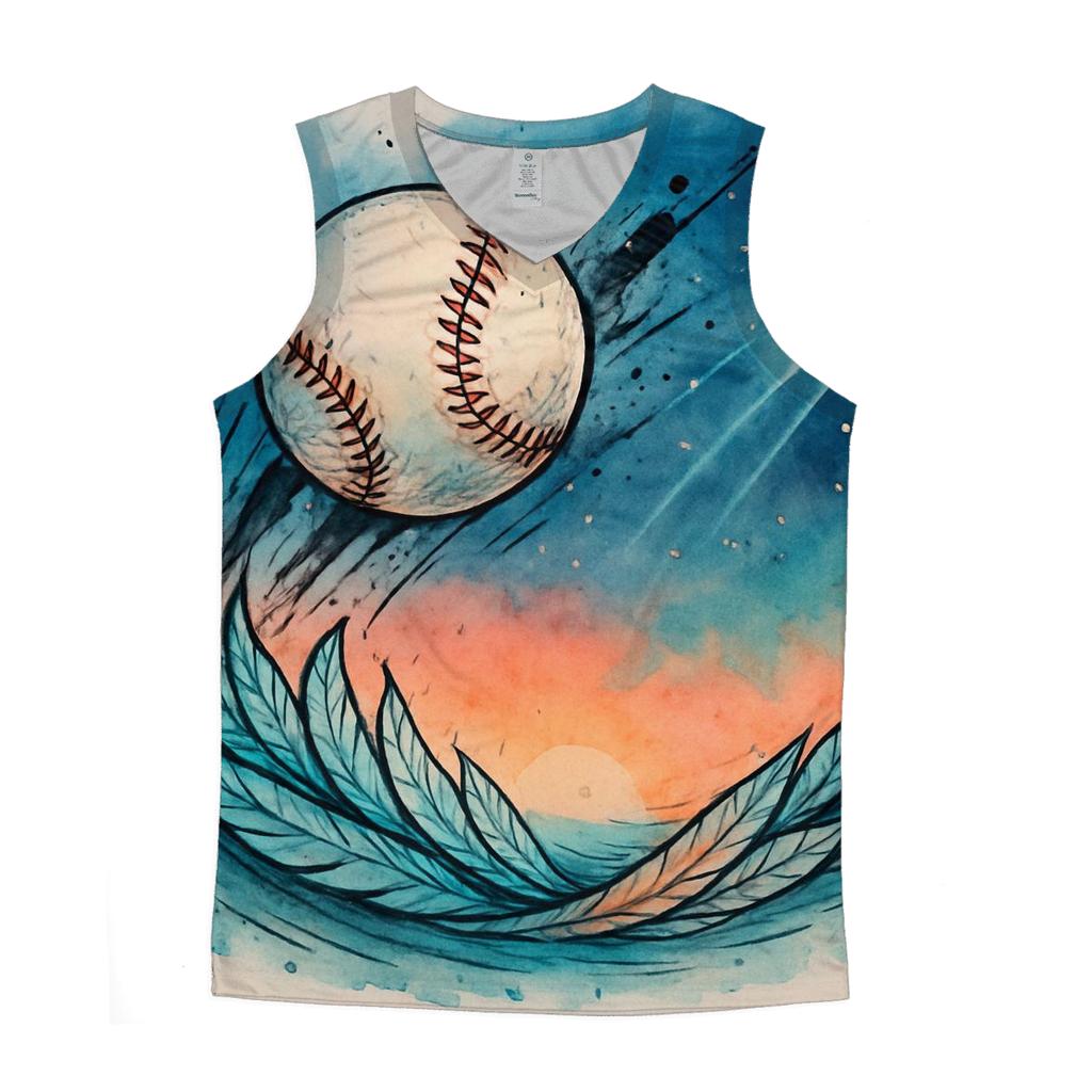 Blue Jays Horizon Burst trendy fitted tank tops