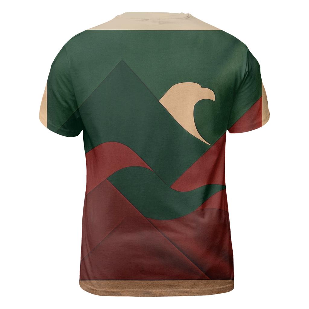 Mexico vibrant all-over design tees