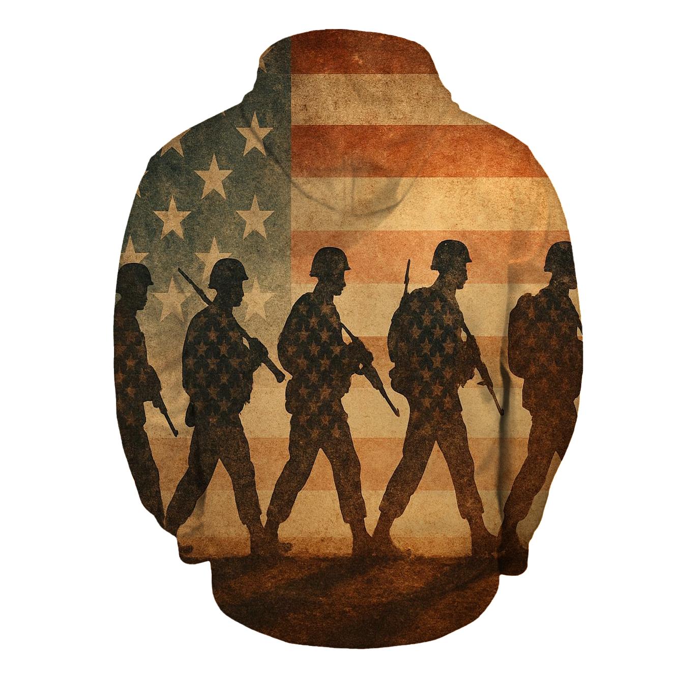 Veteran Mosaic hoodie designs